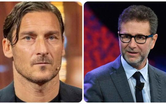 La rivelazione di Fabio Fazio su Francesco Totti